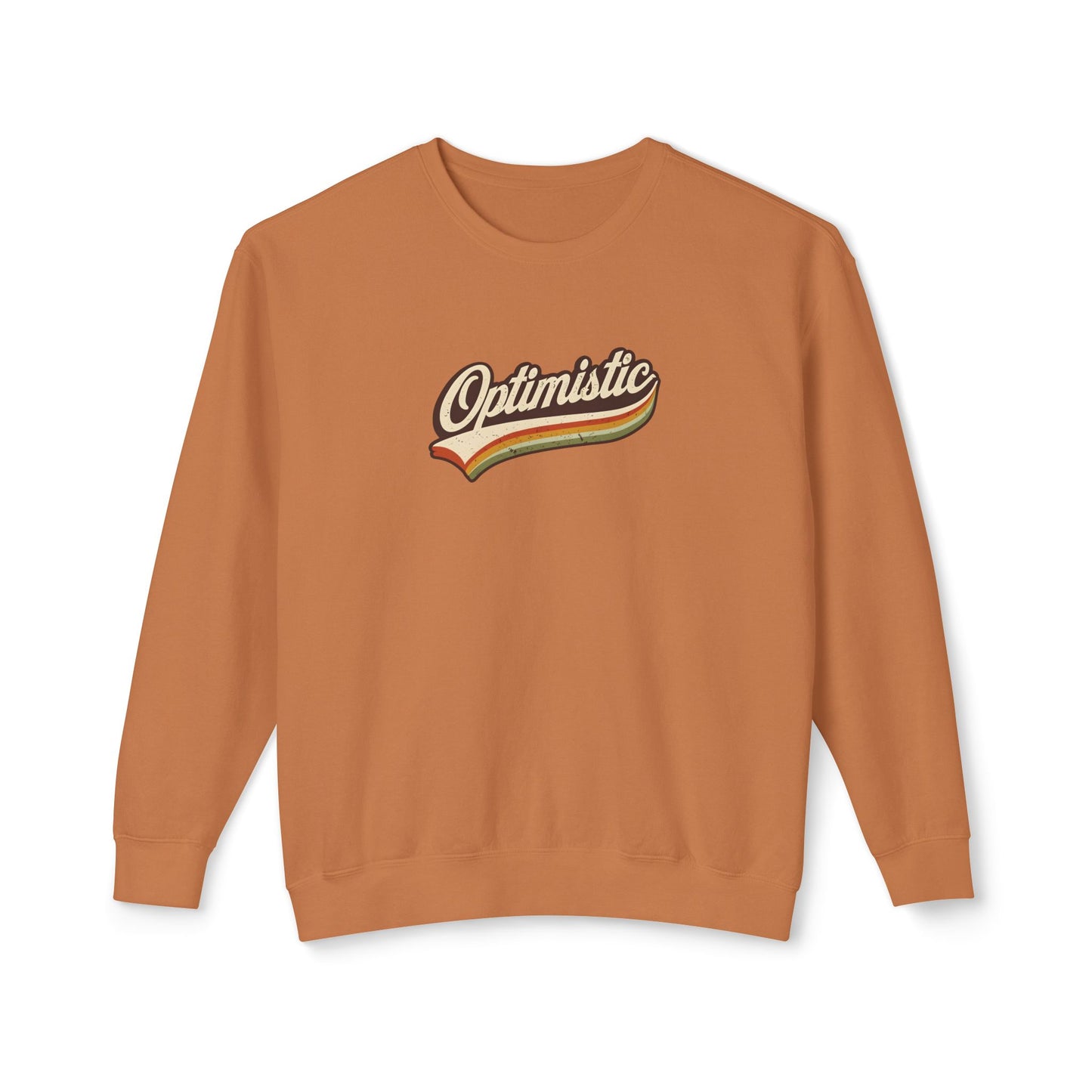 Optimistic  Unisex Lightweight Crewneck Sweatshirt